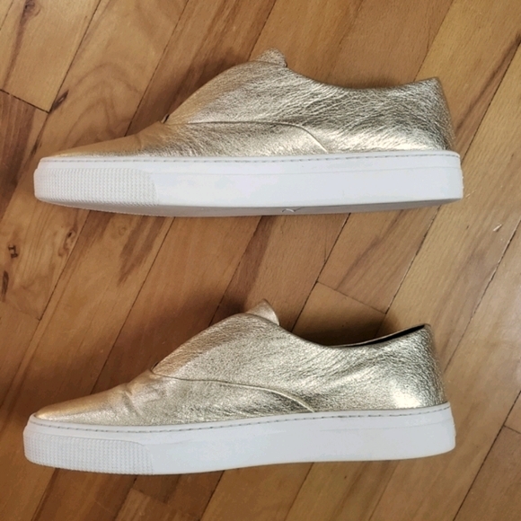 ZCD Montreal Hamilton Slip On Sneakers, Gold - Picture 5 of 16